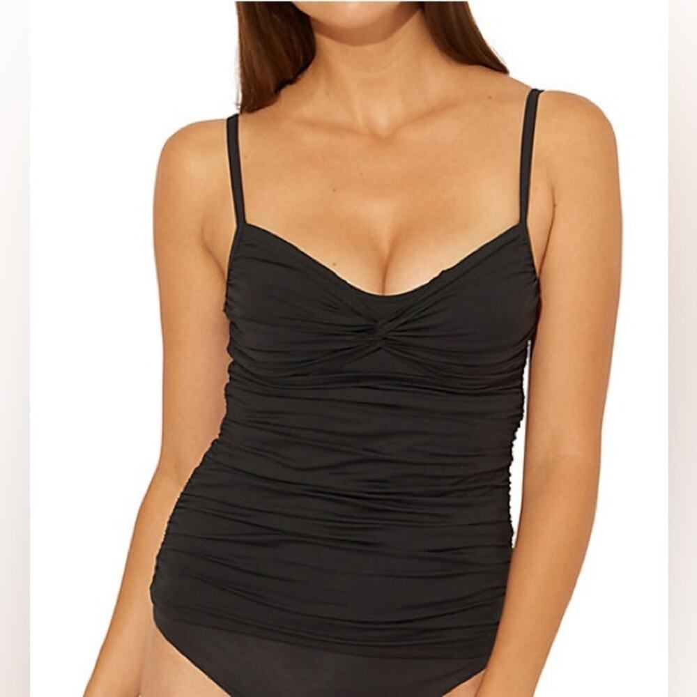Bleu Rod Beattie Black Underwire Tankini Size 8 Nwot